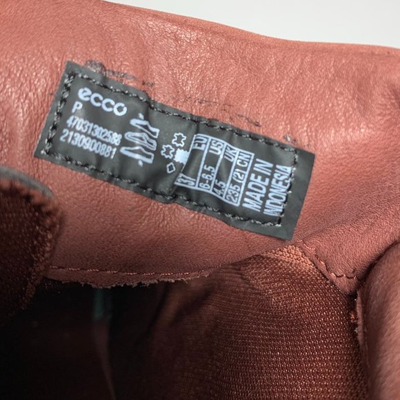 Ecco Soft 7 Zip Boots Nubuck Leather Ankle Booties Andorra Size 37 US 6 - 6.5 - Picture 7 of 7